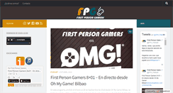 Desktop Screenshot of firstpersongamers.com